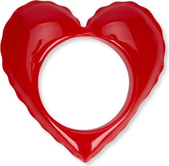 Moschino Hartvormige Ring - Dames - Ringen - Rood - ONE Size - Accessoires