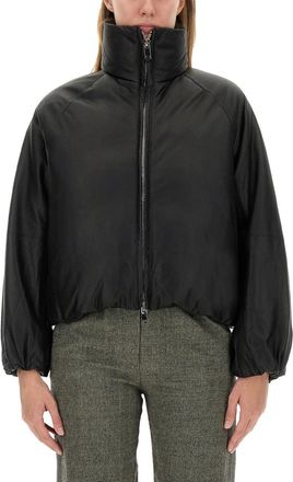 Alysi Leather Jacket-Donna