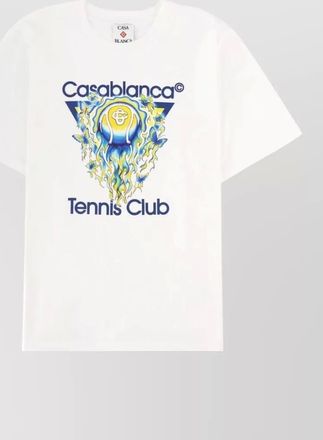 Casablanca short sleeve crew neck graphic t shirt