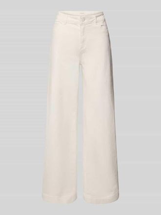 Christian Berg Wide Leg Jeans mit Eingrifftaschen in Offwhite, Gr&ouml;&szlig;e 50