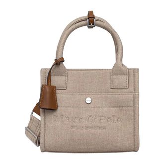 Marc O'Polo Dames, Tassen, Beige, Maat: ONE Size Katoen