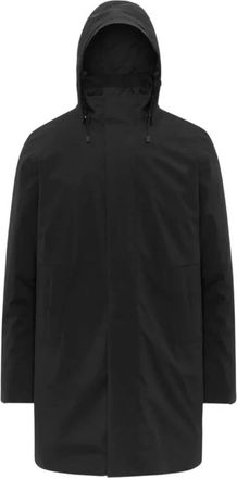 K-Way Thomal Bonded Gewatteerde Jas - Heren - Parka Jassen - Zwart - L - Leer - Jassen
