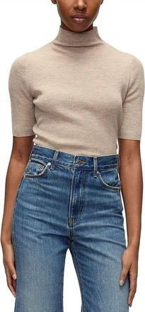 Veronica Beard Womens Alastair Pullover In Oatmeal Melange