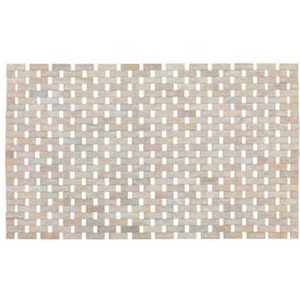WENKO Tappetino bagno Bamboo bianco Wenko