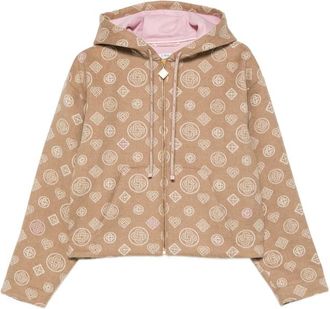 Casablanca Monogram-pattern Wool Hoodie