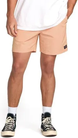 Billabong Mario Cotton Drawstring Shorts in Coral Haze at Nordstrom Rack, Size Small
