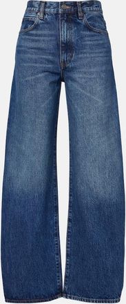 Frame Denim The Bow barrel-leg jeans