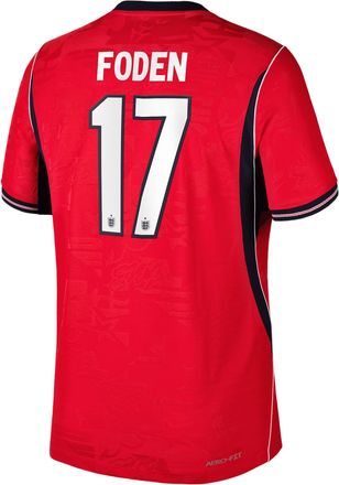 Nike Phil Foden England National Team 2026 Match Away Nike Mens Dri-FIT ADV Soccer Jersey in Red | NN203947735-ENG