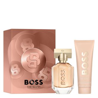 HUGO BOSS Womens The Scent for Her Eau de Parfum 30ml Gift Set with Body Lotion 50ml - Gold - One Size
