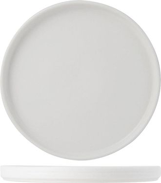 Tuxton Zion Plate Straight Side 8-1/4x3/4, 24 Pieces