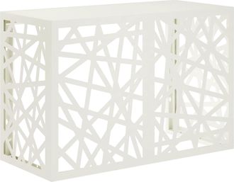 vidaXL Funda Para Aire Acondicionado Blanco 90 X 40 X 60 Cm Acero Vidaxl