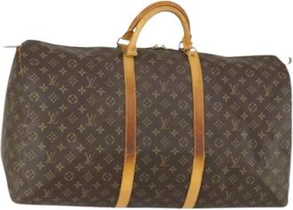 Louis Vuitton Pre-owned Weekend Bags, female, Brown, Size: ONE SIZE Pre-owned Vintage Weekend Bag