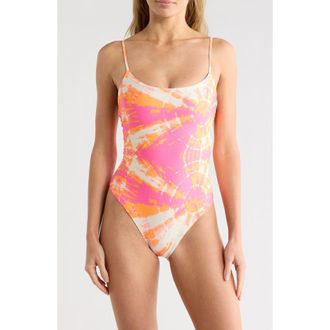 Maaji Luster One-Piece Swimsuit in Pink at Nordstrom Rack, Size Medium