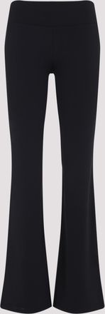 Courr&egrave;ges Womens Nylon Scuba Trousers - Black - Size Large