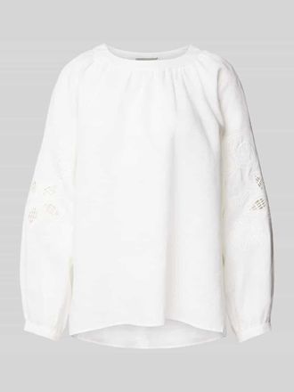 (The Mercer) N.Y. Regular Fit Leinenbluse aus reinem Leinen in Weiss, Gr&ouml;&szlig;e 42