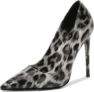 Generic White,5.5 UK,Womens Slip On Pumps Pointy Closed Toe Stiletto high Heels Leopard Printed Wedding Party Prom Dress Shoes