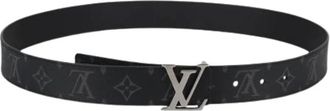 Louis Vuitton Pre-owned Belts, female, Black, Size: ONE SIZE Pre-owned Canvas Belt