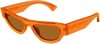 Gucci Sunglasses - female - Gucci - Sunglasses - Orange - 53 MM - Accessories