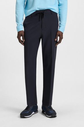 Boss Green by Hugo Boss Webhose BOSS GREEN T Convert, Herren, Gr. 48, N-Gr, blau (dunkelblau402), Web, Obermaterial: 100% Polyester, unifarben, gerade, unten schmal lang, Hos