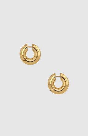 Anine Bing Bold Link Hoop Earrings in Gold at Nordstrom