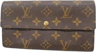 Louis Vuitton Pre-owned Wallets, female, Brown, Size: ONE SIZE Pre-owned Sarah Long Wallet