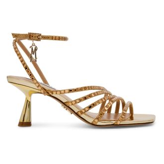 Steve Madden High Heel Sandals, female, Yellow, Size: 9 US Golden Sandals for Women