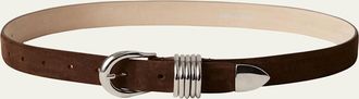 D&eacute;hanche Hollyhock Suede Belt