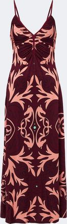 Johanna Ortiz Nuestra Tierra printed jersey maxi dress
