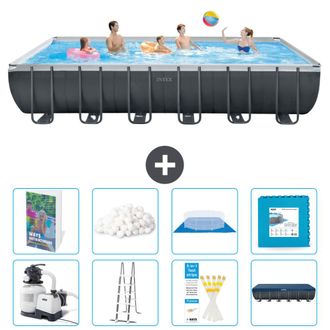 Intex Piscina Ultra Xtr Rectangular - 732x366x132 Cm - 9-piezas S681