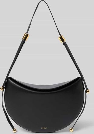 Furla Shoulder Bag mit Logo-Print Modell Moonstone in Black, Gr&ouml;&szlig;e 1
