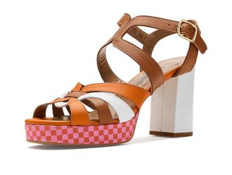 FLY London Etir455fly Womens Sandals White : EU 41 (US Womens 10-10.5) M, Leather