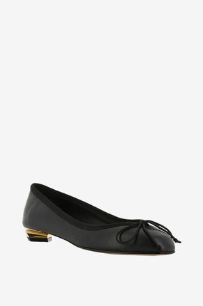 Alexander McQueen Nappaleder-Ballerinas mit Absatz Armadillo 20