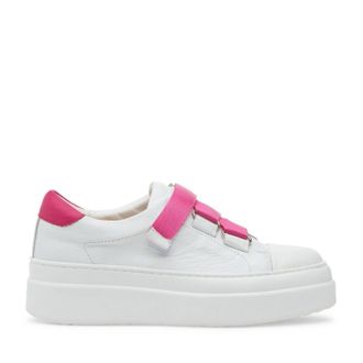 Silent D Womens Alodde Sneakers In White/magenta