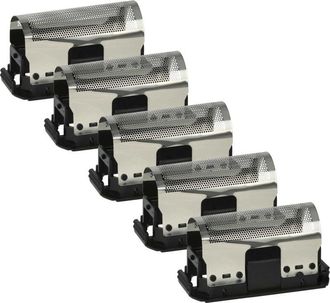 OEM 5x Cuchillas Recambio Compatible Braun S5 + Marco, Negro/plateado, Para Afeitadora El&eacute;ctrica-producto Compatible