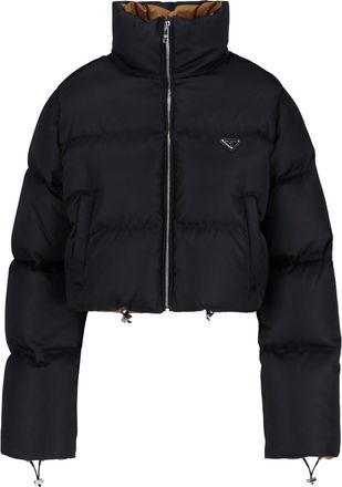 Prada Piumino Crop In Re-Nylon
