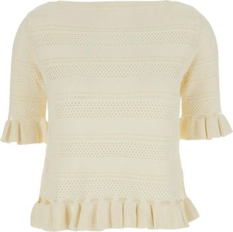 Twinset Donna, Maglie, Bianco, L, new