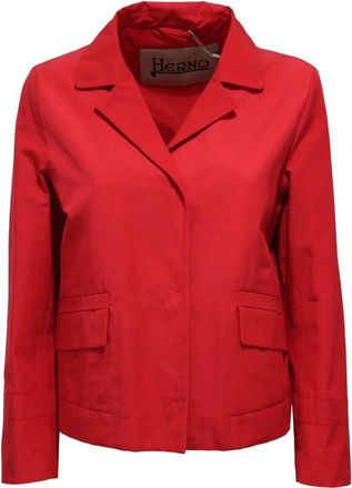 Herno Mujer, Chaquetas, Rojo, Talla: L