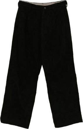 Ziggy Chen Pantaloni con lavorazione in rilievo - Nero