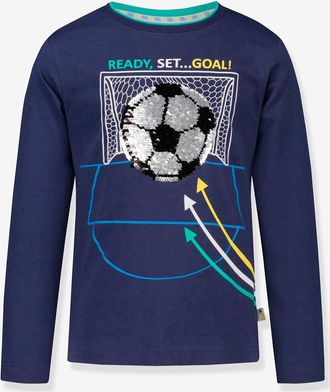 Salt And Pepper Jungen Shirt mit Fussballtor SALT AND PEPPER marine