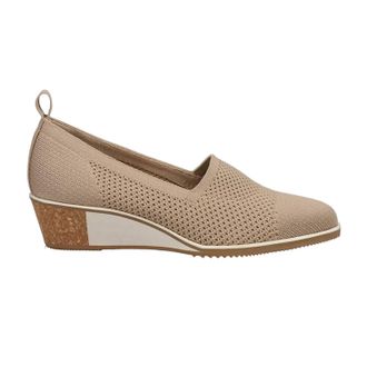 Vaneli Womens Galen Stretch Wedge In Beige