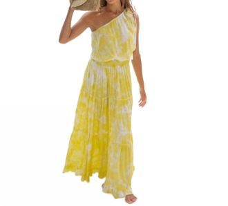Skemo Ibiza Long Dress In Yellow