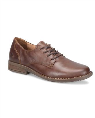 Born Mens Ryker Oxfords In Brown Wood