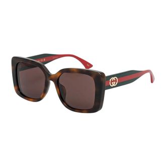 Gucci Zonnebrillen - Dames - Accessoires - Bruin - Maat: 55 MM