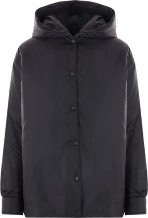 Aspesi Korte Jas - Dames - Winterjassen - Zwart - L - Nylon - Jassen