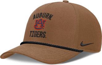 Nike Auburn Military Appreciation Rise Nike Mens Dri-FIT College A-Frame Adjustable Hat in Brown | NC962EAAUN-7AL