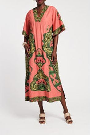 Frances Valentine Delightful Canopy Caftan in Pink/multi at Nordstrom, Size X-Small