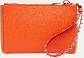Christian Louboutin Cabata Mini Pouch Wristlet in Leather