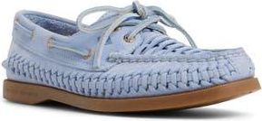 Sperry Top-Sider Authentic Original 2-Eye Woven Boat Shoe in Dust Blue at Nordstrom Rack, Size 7.5