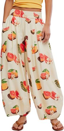 Free People Moonflowr Cotton Blend Balloon Pants in Funky Fruits at Nordstrom, Size X-Small