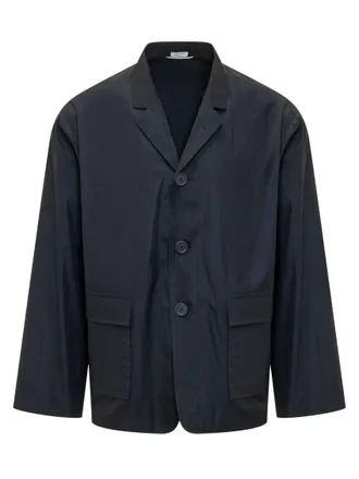 Thom Browne Dark Blue Notched Lapel Jacket